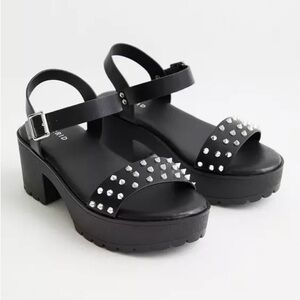 TORRID Studded Chunky Heel Sandal (WW)